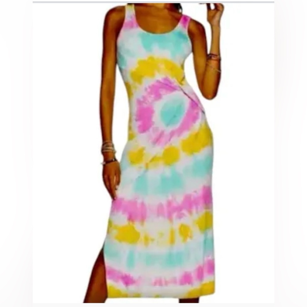 Printed Ashley Dress - Multicolor Size S